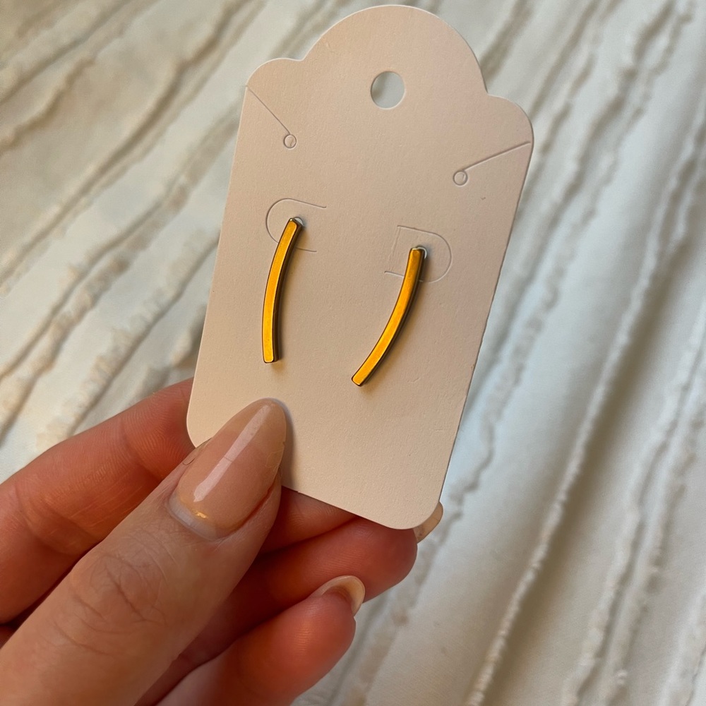Gold Cuff Earrings